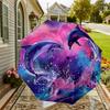 1pc Dolphins Heart Automatic Folding Umbrella 8 Rib Iron Frame,  Suitable for Travel, Daily Use, Birthday, Women & Men Gift c1231062