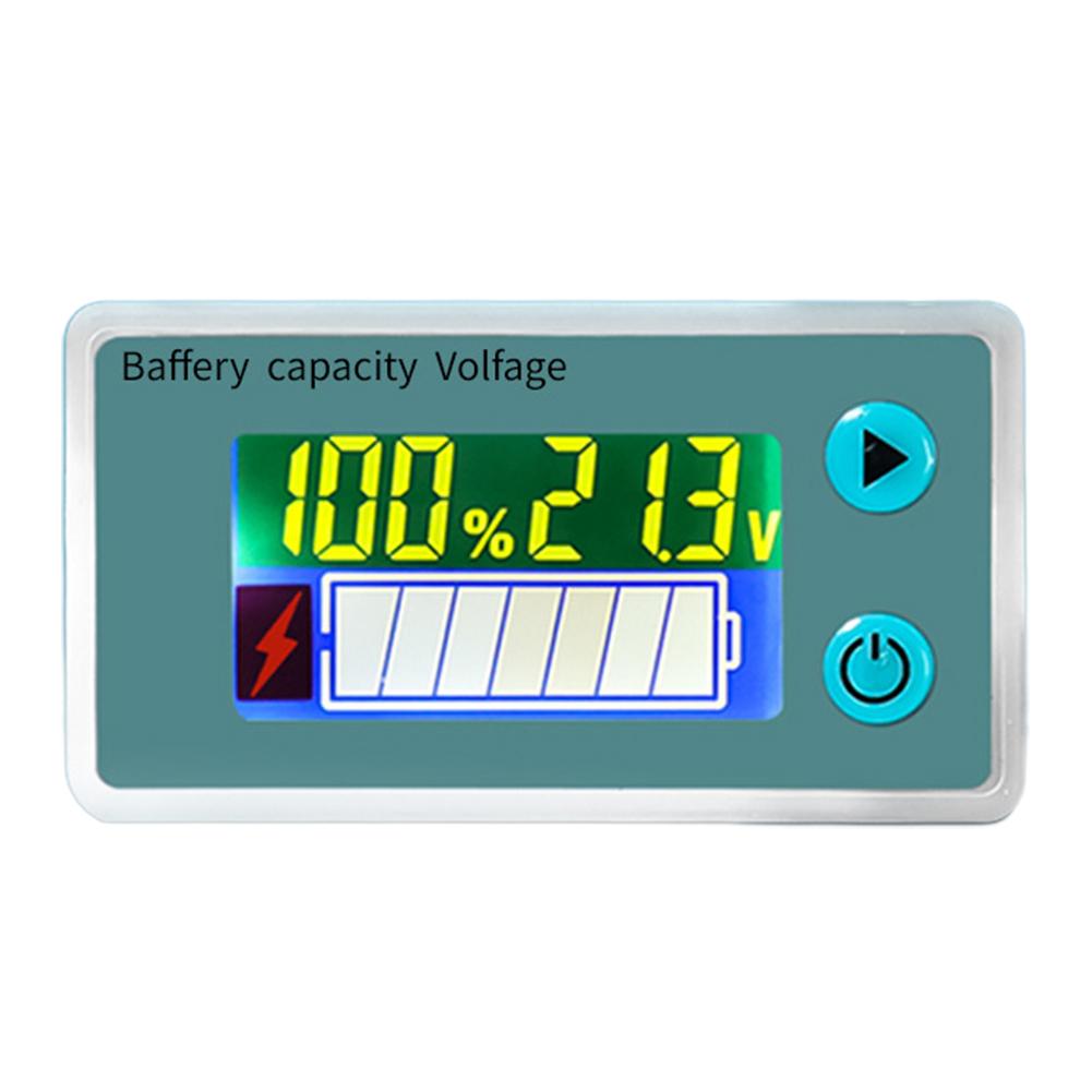 Accurate LCD Battery Power Display Voltmeter Digital Display For Lithium Iron Lead-Acid Reliable Electrical Equipment
