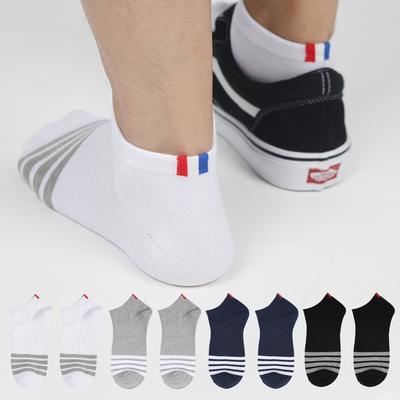 10 Pairs of Men's French Line Sneaker Socks
