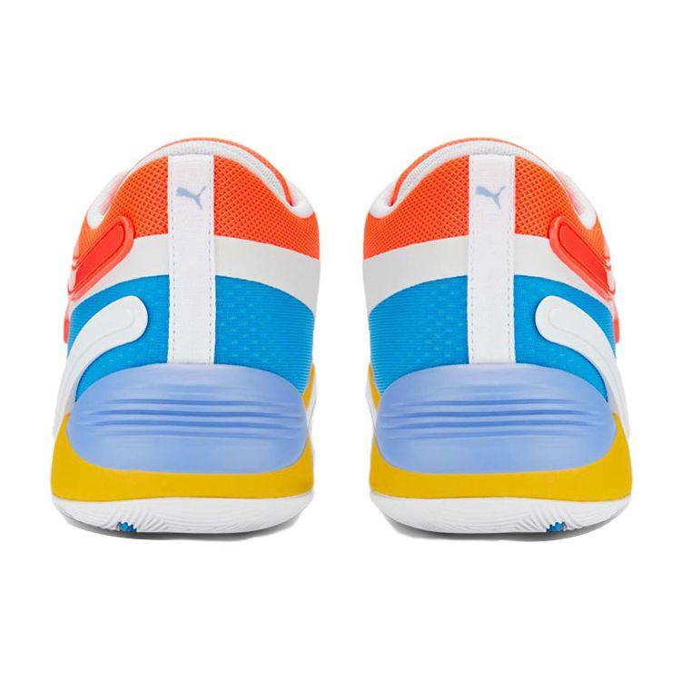 Puma TRC Blaze Court Pop Art Men Sneakers Fiery-Coral Elektro-Purple 377397-01