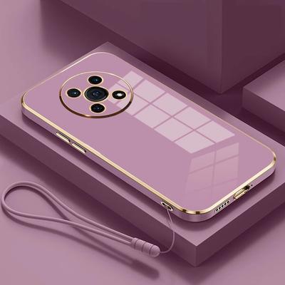 Pour Huawei nova Y90 étui Huawei nova Y90 étui de téléphone CTR-LX2 étui de CTR-LX1 luxe carré placage couverture arrière antichoc