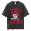 Anime Baki Hanma Graphic Washed New Arrival Mens Clothes Tee Shirt Homme Graphic Tshirts Men Tshirt For Men Ropa Hombre