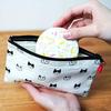 Small Pouch, Multi-purpose Case, Bankbook Holder, Cat Pattern, Men's and Women's, Stylish and Cute, Made In Japan, Cat Goods