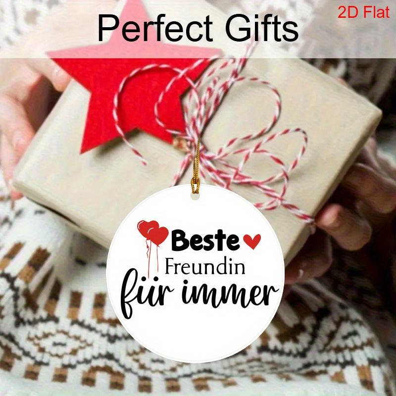 1pc Best Friend, Bestie Acrylic Ornament, Best Friend Ornament, for BFF, Soul Sister, Long Distance Gift
