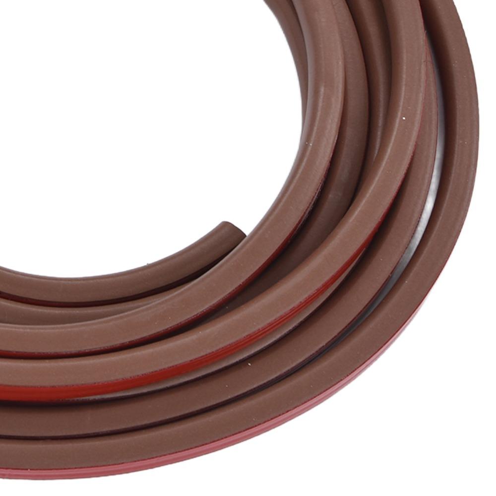 14mmx12mm Door Seal Strip Self Adhesive Sound Insulation Strip Weather Stripping Gap Filler