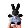 Fashion Cute Plush Rabbit Charm Keychains Pendant Hanging Ornament Keyring Backpack Decoration Jewelry for Women Girls