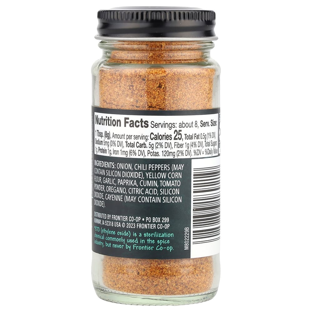 Frontier Natural Products Taco Seasoning 66g (2.33oz)