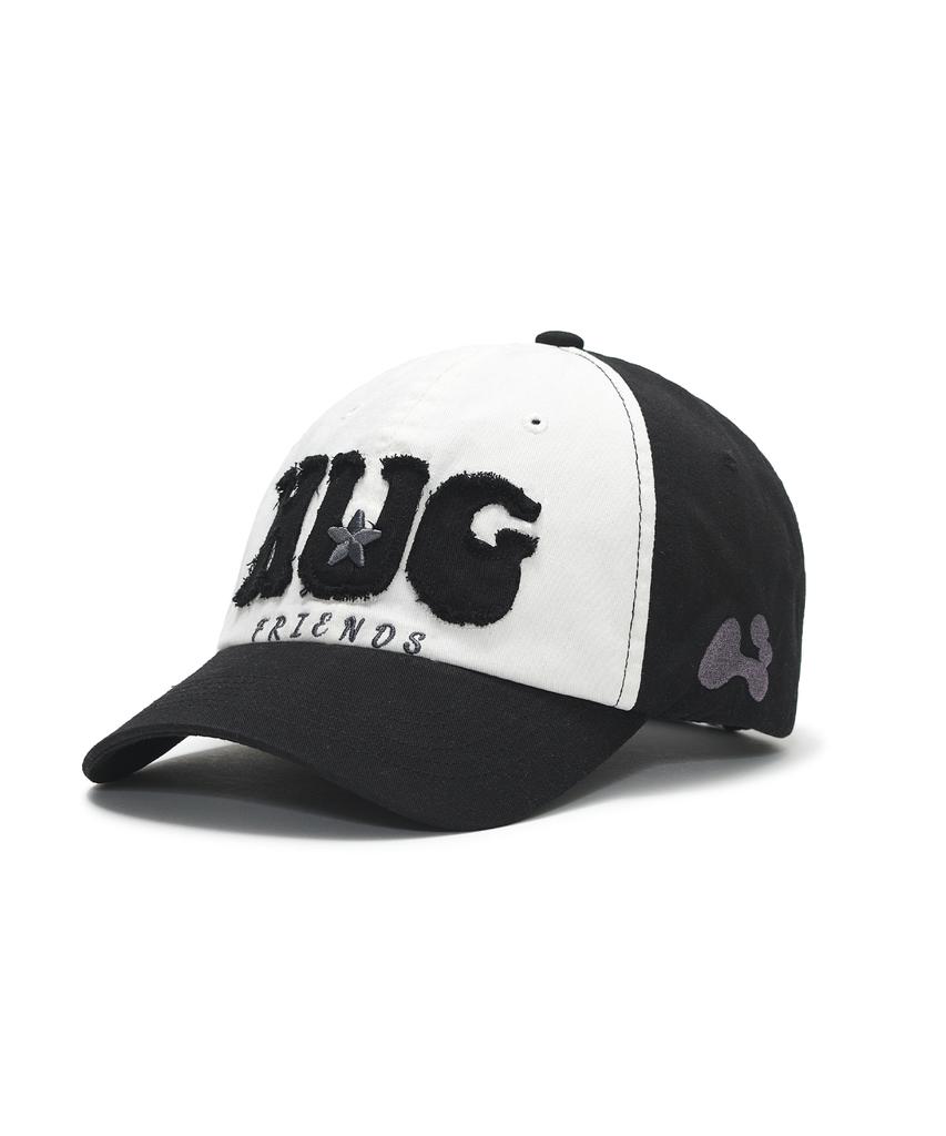 HUG YOUR SKIN Hug Friends Cap (White Black)
