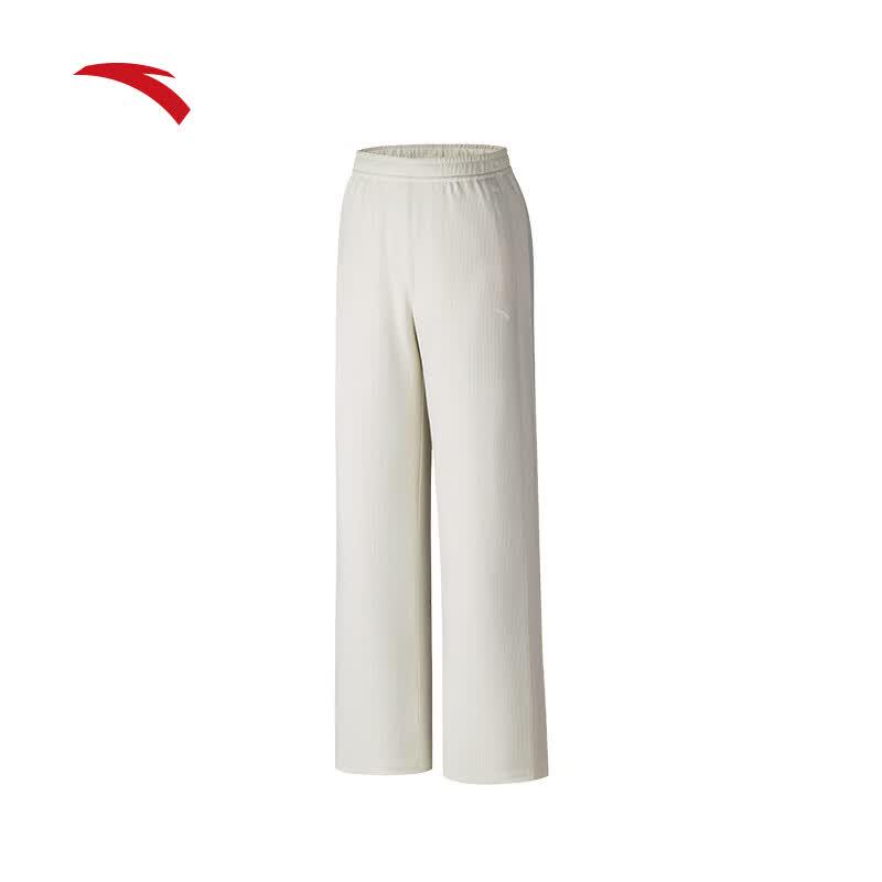 Anta Women s Loose Straight-Leg Knit Sport Pants 2XL