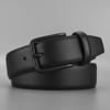 Trendy Men'S Belt Buckle Head, Casual Alloy Pin Buckle Head Layer Belt Brand Belt Men'S