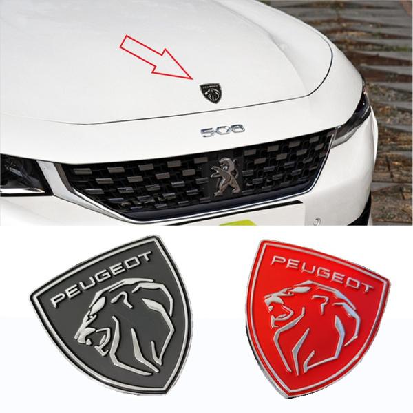 

Car Sticker 3D Metal Emblem Badge Decal for Peugeot 206 307 308 408 508 3008 4008 5008