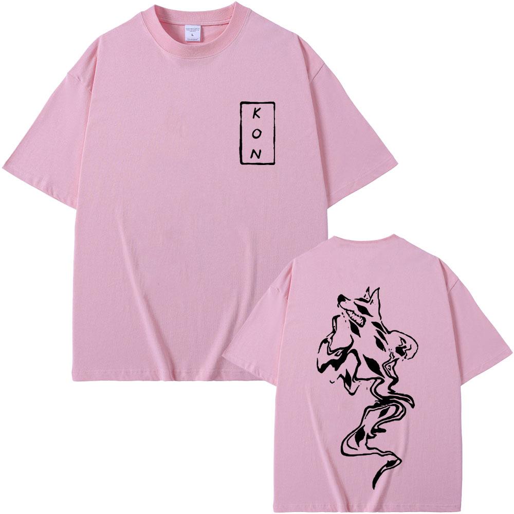 Anime Chainsaw Man T Shirts Hayakawa Aki Fox Devil Kon Graphic Short Sleeve Mens Womens Manga Fashion Oversized Tshirt Tops
