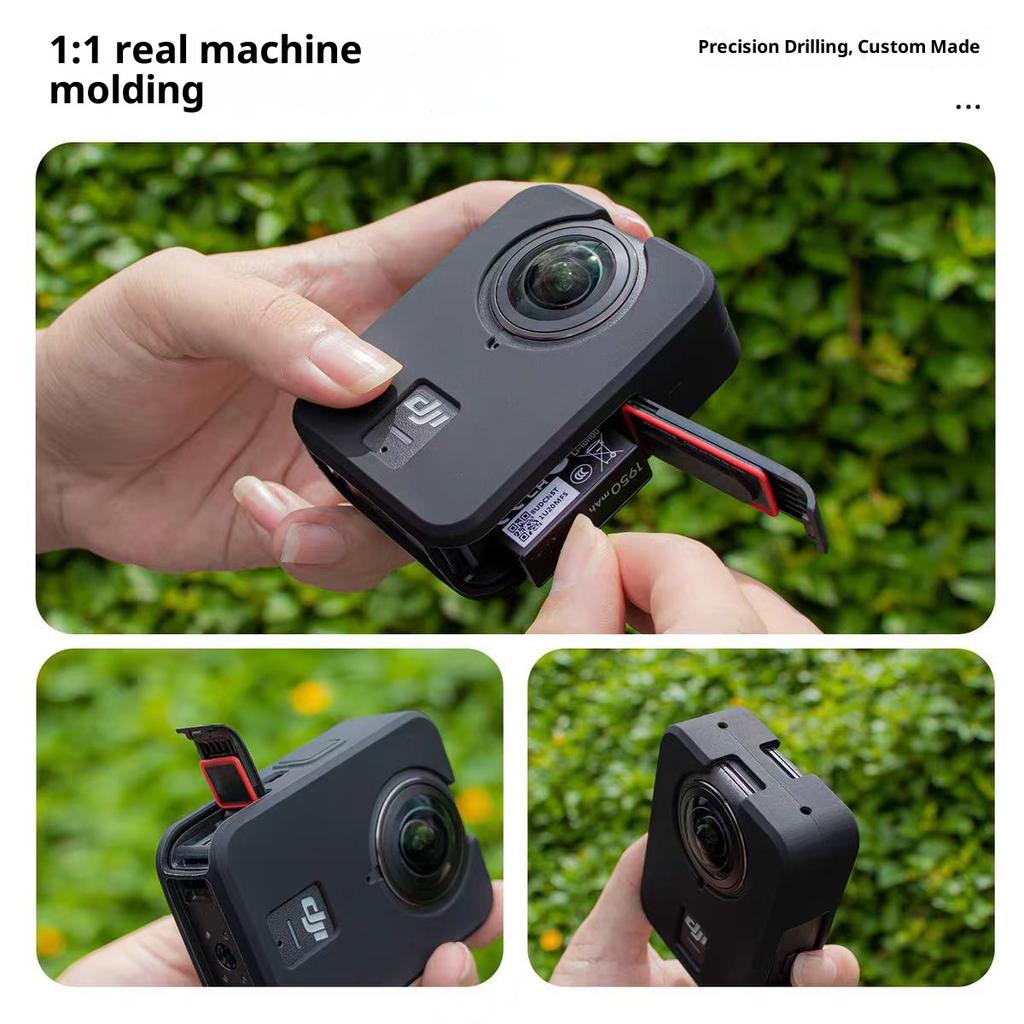 For DJI Osmo 360 Soft Silicone Protective Case Full Body Protection Action Camera Anti Scratch Cover
