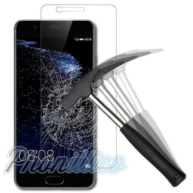 Huawei P10 Case - Phonillico® - Flexible TPU - Ultra Slim - Tempered Glass Film Included - Transparent