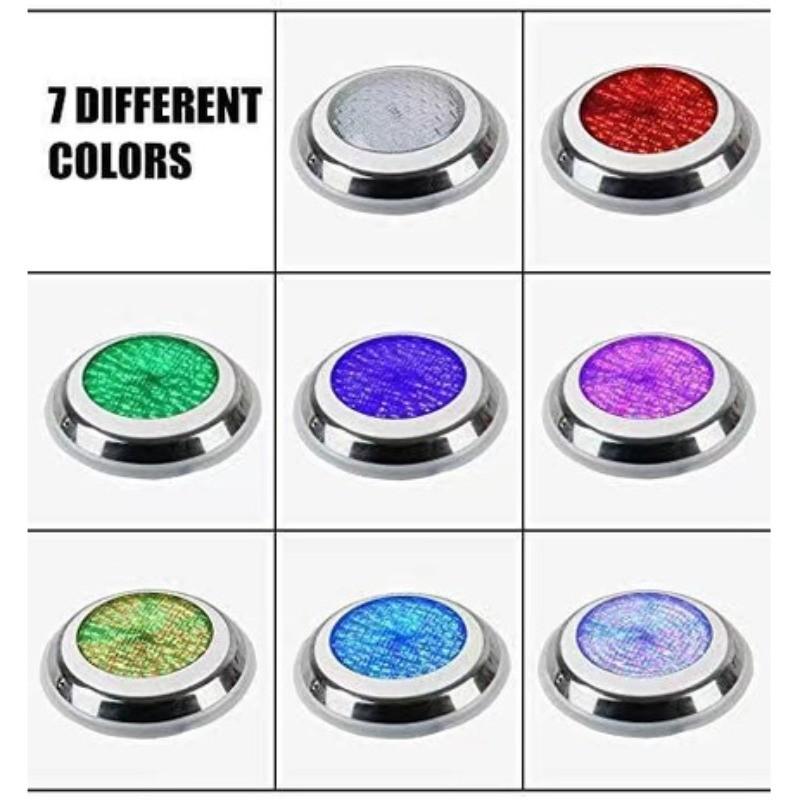 LED Underwater Lamp Swimming Pool Fountains Waterproof Wall-mounted Landscape Light Underwater Lighting Decoration Device