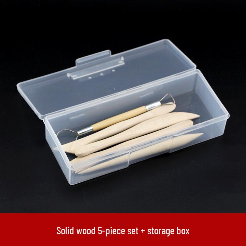 Zestaw narzędzi do rzeźbienia w glinie—Glinka olejowa, plastikowe nożyki do figurek DIY z gliny polimerowej i rzeźbienia w ceramice