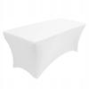 POKROWIEC OBRUS NA STÓŁ CATERINGOWY BANKIETOWY BIAŁY 180x76cm ELASTYCZNY [25C]