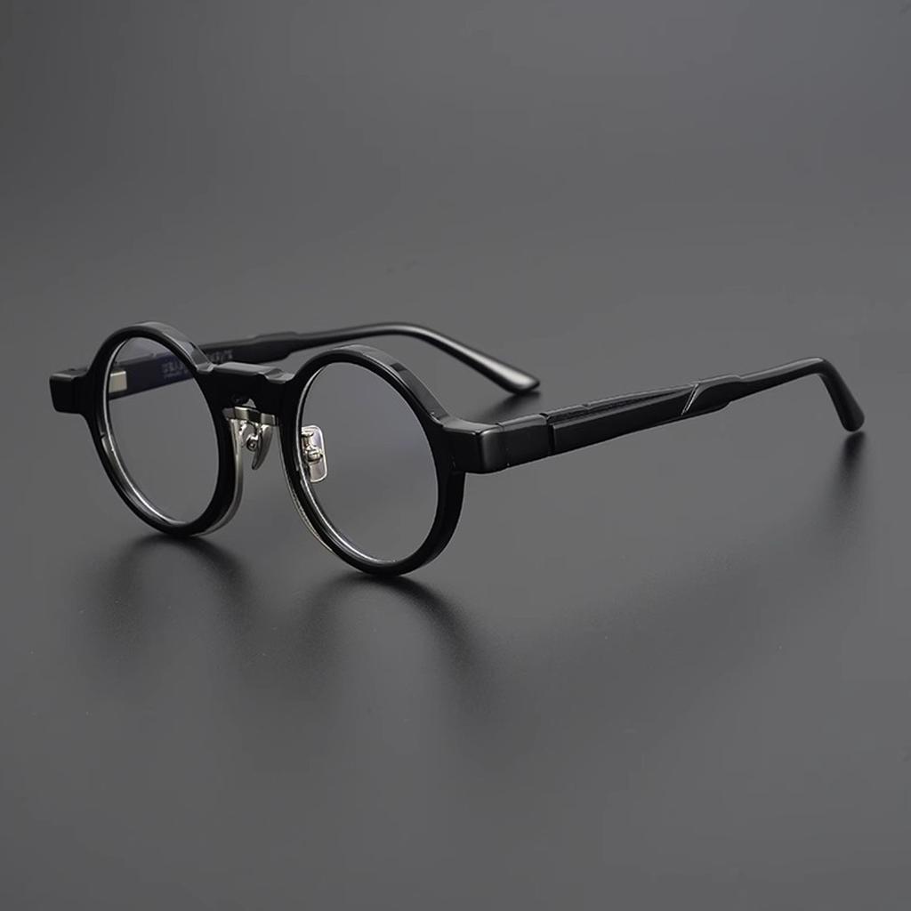 Vintage Round Acetate Optical Glasses Frames Handmade High-Grade for Men Women Punk Eyewear