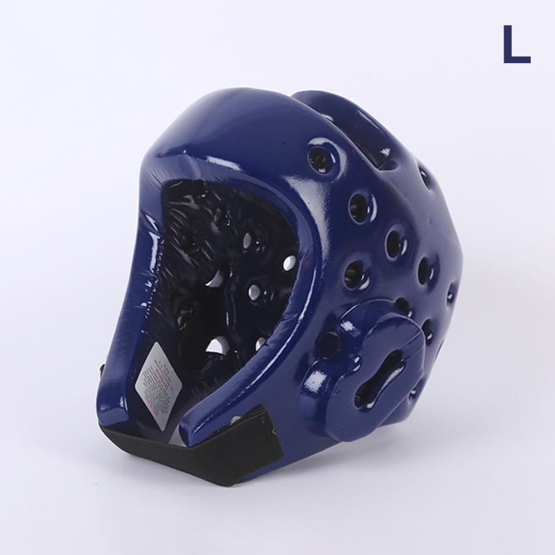 Head Protection Taekwondo Helmet Gear Portable S/M/L Kickboxing Helmet Pu Material One-Time Molding Muay Thai Helmet Fitness