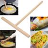 Wooden Crepe Maker Pancake Batter Spreader Stick Spatula Pancake Spreader Tool Crepe Maker Cooking Baking Tool Kitchen Gadgets