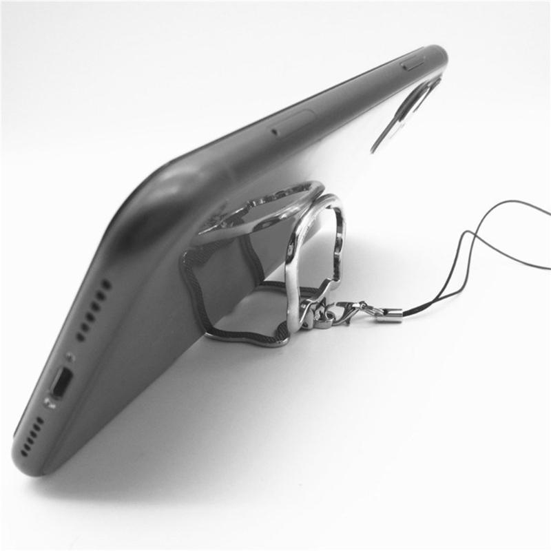 Fashion Phone Chain Cats Theme Phone Pendant with Phone Holder Adjustable Phone Strap Portable Phone Holder Strap