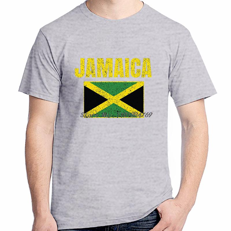 Jamaican Flag Vintage Jamaica Country Gift T Shirt Unisex 100 Cotton Graphic T Shirts Tees Tops Short Sleeve Tshirt Unisexs Clothes