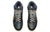 Li Ning Cushioning Slip Resistant High top Skateboard Shoes Women's Blue Black AZGS044-3