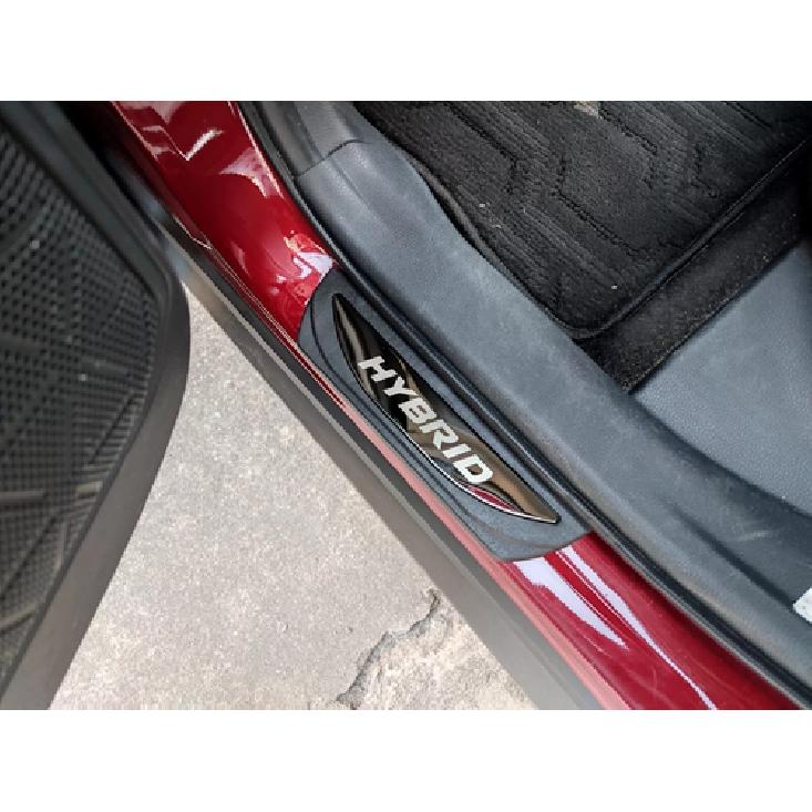 Hybrid  Car Door Sill Cover Panel Step Protector Accessories for Toyota RAV4