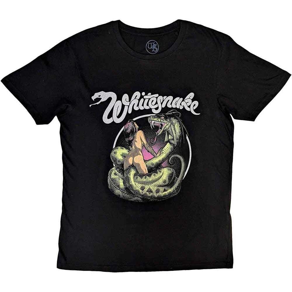 Whitesnake Love Hunter Official Merchandise 100% Cotton T-shirt Mens Tees Top M/L/XL NEW- M