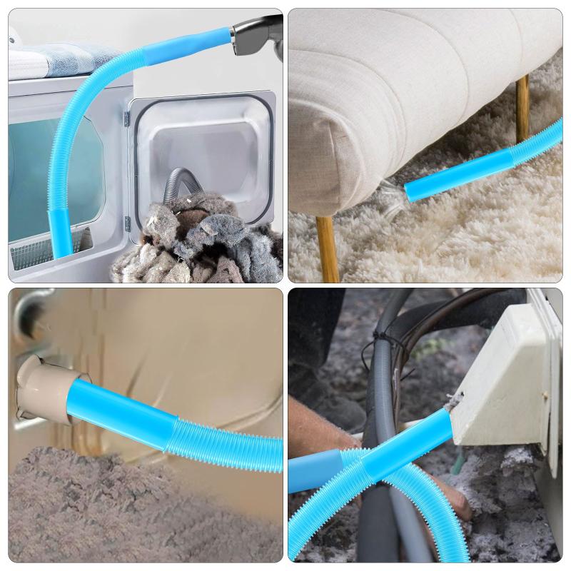 36.2in Dryer Duct Lint Remover Vacuum Hose Attachment Flexible Vent Cleaner Tool for Home Laundry Room Care
