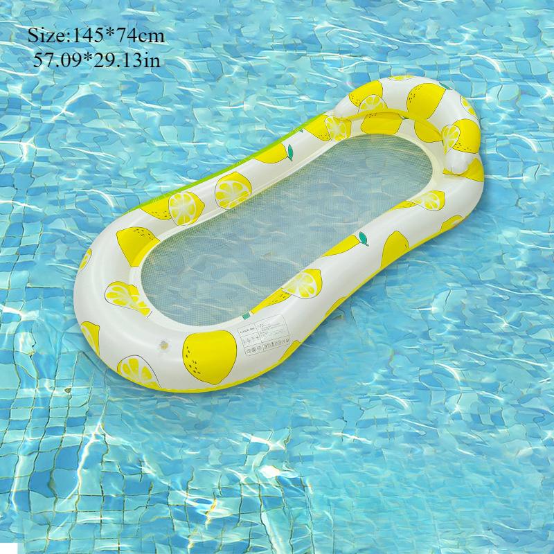 Versatile Inflatable Pool Foldable Water Hammock Lounger for Adults, Ideal for Swimming Pool, Beach, Water Activities