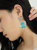 Lovuee Glass Cameo Earrings