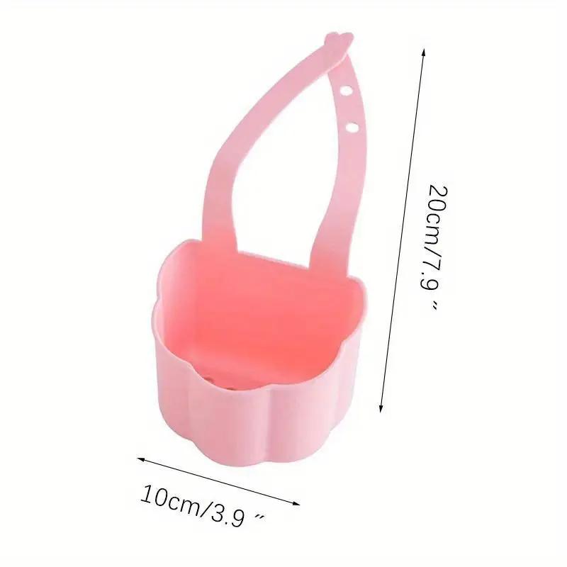 

1PCS Adjustable Kitchen Faucet Drain Rack Sink Drain Storage Rack Dishwashing Sponge Storage Rack Storage Basket 1PCS розовый