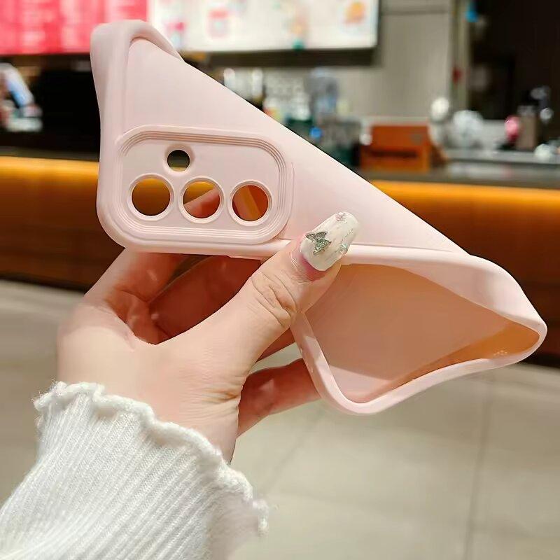 Luxury Shockproof Thicken Silicone Cases For Samsung Galaxy S25 S24 S23 S22 Ultra A34 A54 A53 A52 5G Soft Back Cover Accessories