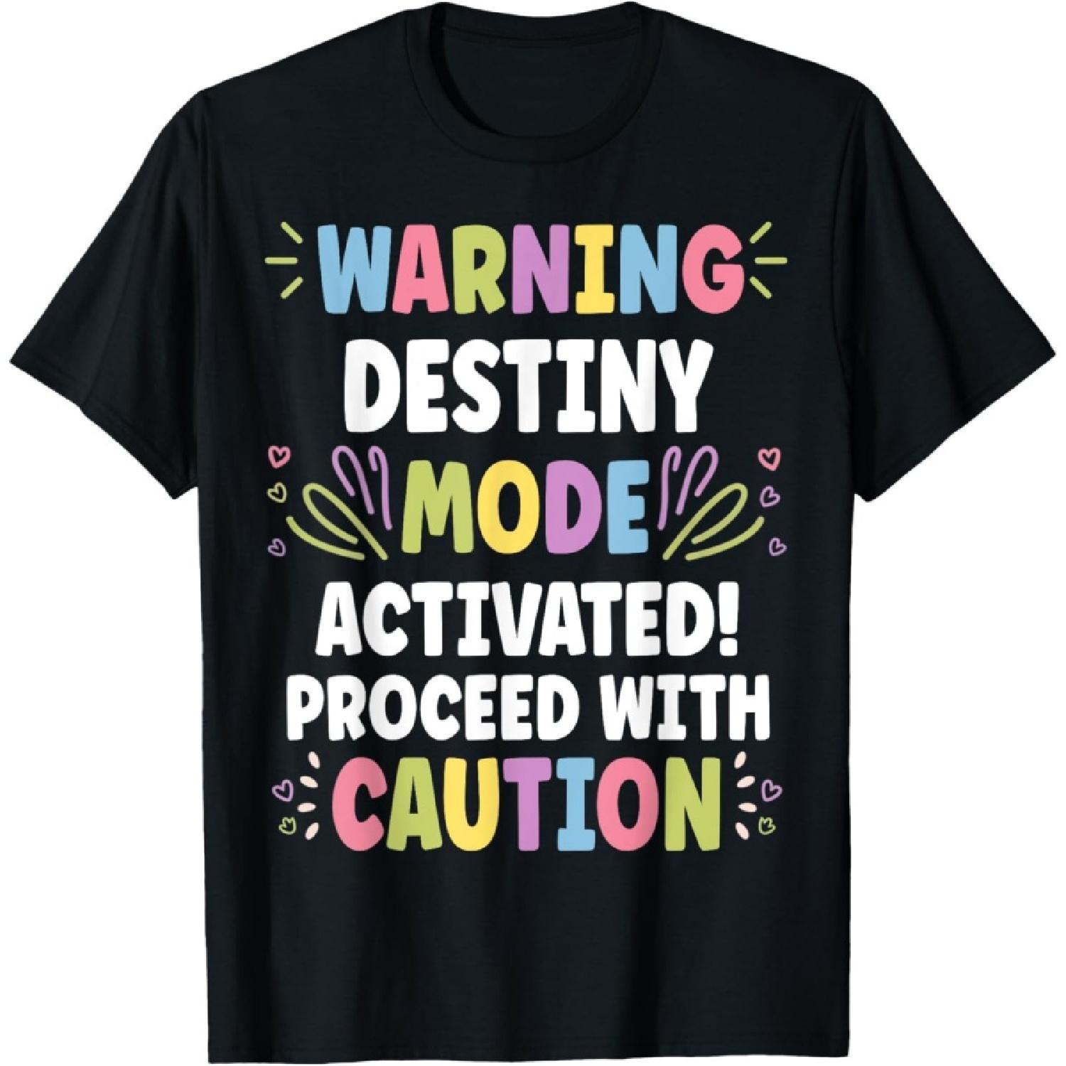 DESTINY Personalized Name Funny Cute Custom DESTINY Name T-Shirt S чёрный