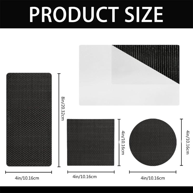 Zestaw 6 sztuk do naprawy trampoliny Wodoodporne łatki naprawcze do trampoliny z PVC Samoprzylepne zestawy łat naprawczych do maty trampolinowej