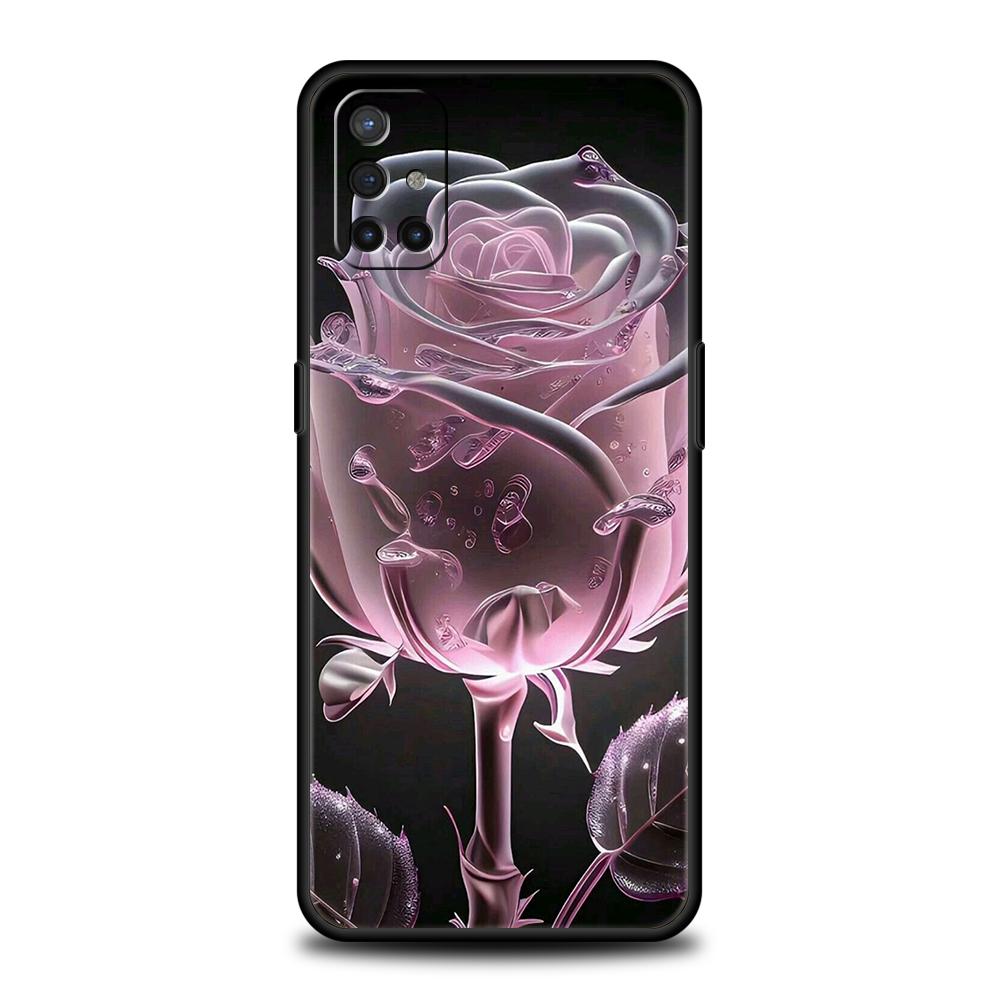 

Cartoon Rose Phone Case for Oneplus 11 10T Nord N100 N10 10 7 8 9 9R 7T 8T N200 CE 2 9RT Pro 5G Silicone Cover Shell Capas Bags OnePlus 8T