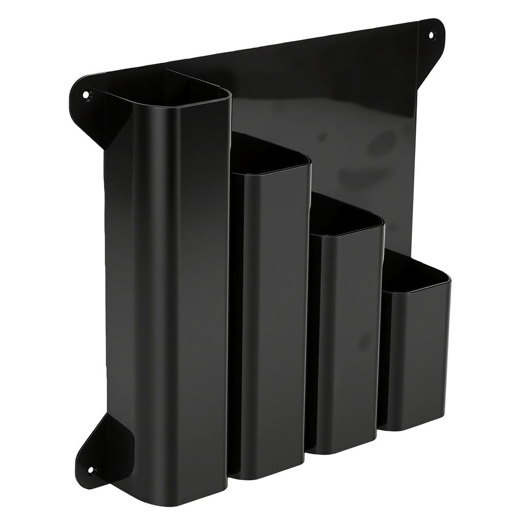 Cable Tie Holder Wall Mounted   Nylon Zip Tie Rack 9.45x8.27x1.77in with Sturdy Wear Resistant Construction for Garage Workshop Toolbox Storag