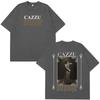 Singer Cazzu Latinaje Music Album Retro Print T Shirt Unisex Women Fashion Tshirt Shortsleeved Cotton Harajuku Casual Tshirts