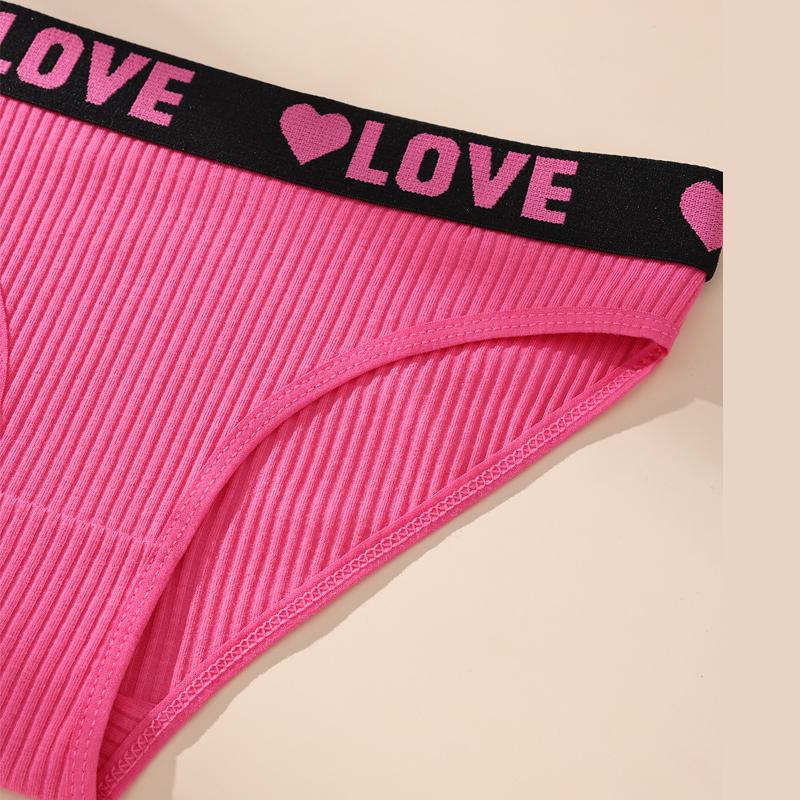 7 Stück/Set Damen Baumwollslips Sexy Unterwäsche Atmungsaktive Damen Slips Niedrige Taille Pantys Gestreift Nahtlos Weibliche Dessous XS-XL