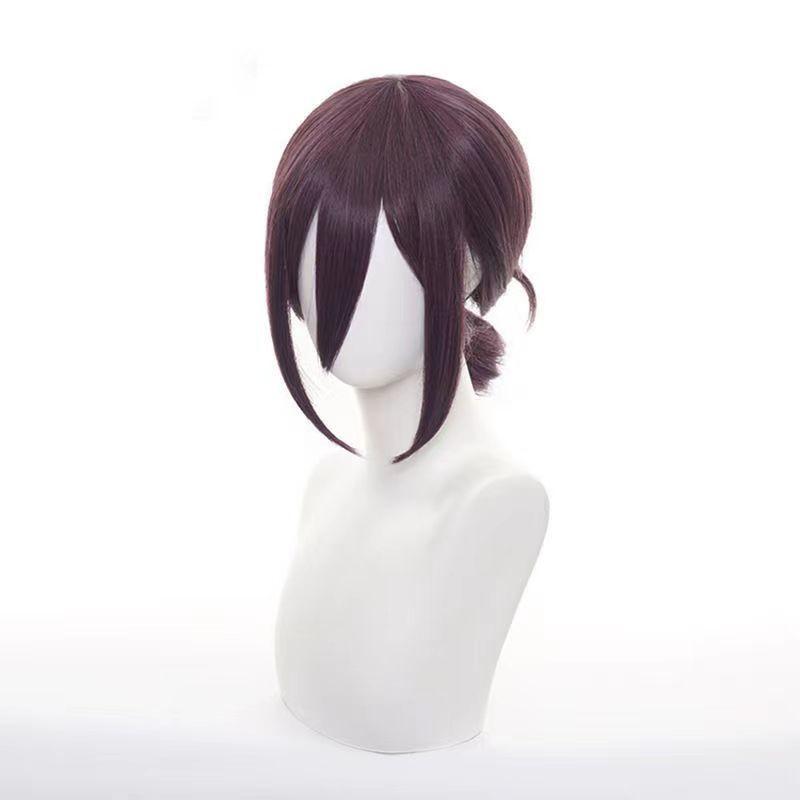 Perucă Cosplay Chainsaw Man Reze Perucă Sintetică Scurtă Dreaptă Anime Coser Fată Drăguță Fibră Rezistentă la Căldură Perucă de Înaltă Calitate Halloween