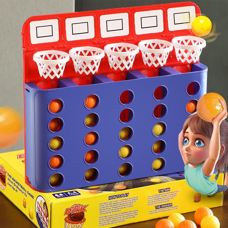 Desktop Fun Basket Machine Indoor Dunk Basket King Game Logic Thinking Interactive Entertainment Four-Game