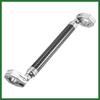 Motoforti Universal 22mm Aluminum Alloy Carbon Fiber Pattern Silver Tone Motorcycle Balance Bar Crossbar Handlebar Adjustable Motorbike Accessories
