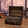 European Antique Wooden Handbag Prop Box