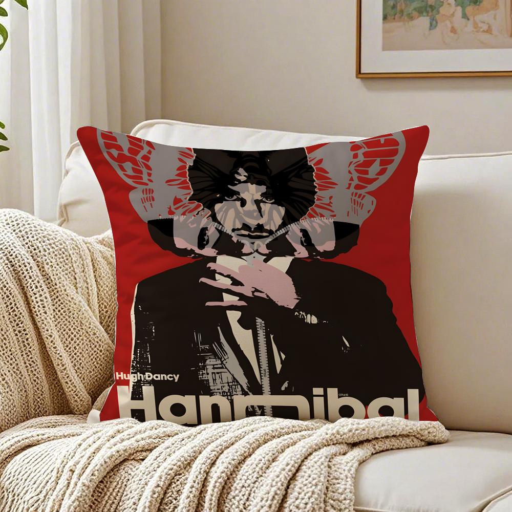 TV Thriller HHannibal Cushion Cover Pillowcase Antidustmite Living Room Sofa Decor Cushion Room