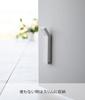 Yamazaki Jitsugyo 3720 Magnetic Folding Door Stopper White (When Used) Approx. W4.5 X D7 X H28cm Tower Strong Magnet Easy Installation Entrance Door