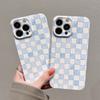 Grid Pattern Phone Case for Xiaomi Mi 15T 14T 13 12 12s 9 10 11 Poco C40 M5 X3 F4 NFC Pro 4G 5G Glossy Film Hard PC Cover