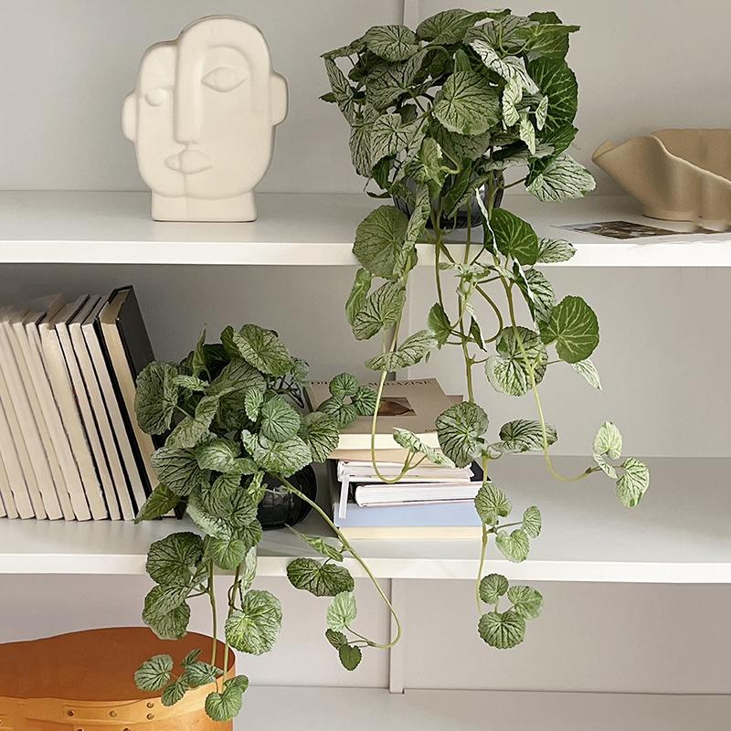 Green Leaf Artificial Plant Decoraitons Wall Yard Garden Ornament Table Decoration Desk Accessories Room Decor