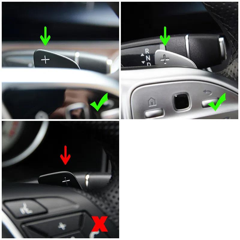 For Mercedes Benz Steering Wheel Paddle Shift Modification for A/C/E/S/GLC/CLA/GLB/CLS/GLE/GLS class extension accessories