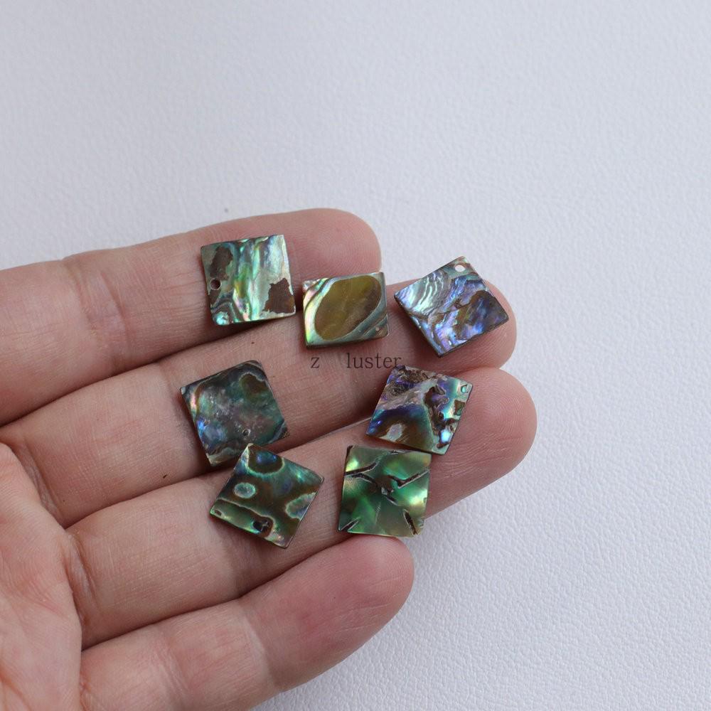 New Zealand Abalone Shell Pendant Charm - Ancient Style Hairpin & DIY Earring/Clothing Accessory.